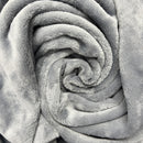 Mary's Lamb Soft Cuddle Fleece Fabric 150cm, Grey