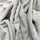 Mary's Lamb Soft Cuddle Fleece Fabric 150cm, Silver