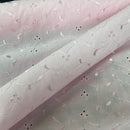 Cotton Broderie Anglais Lace Chicken Fabric Summer Clothing Dress Skirts Blouse