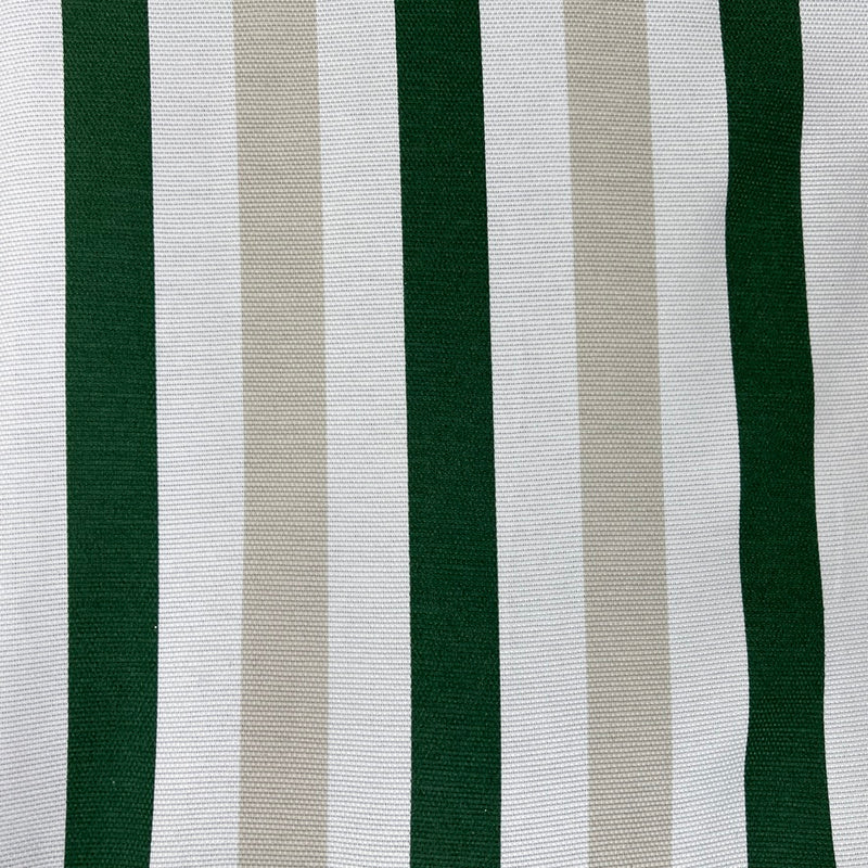 Striped Upholstery Curtain Brocade Fabric 140cm, Bottle Green