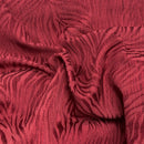 Safari Streak Upholstery Curtain Brocade Fabric 140cm, Wine Red