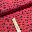 Red Poppies 100% Cotton Craft Fabric Remembrance Day 140cm