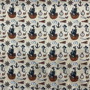 100% Cotton Pirate Adventure Craft Fabric – Pirate Ship, Skeleton & Nautical Print Dressmaking Material