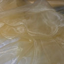 Plain Organza Fabric Dress Draping Backdrops 150cm, Gold