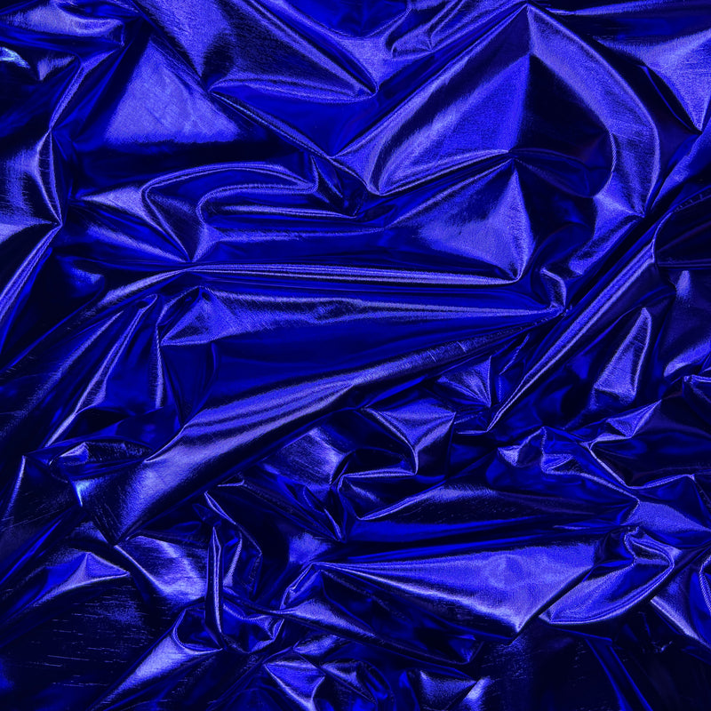 Metallic Shiny Foil Lycra Stretch Jersey Dress Fabric 60"