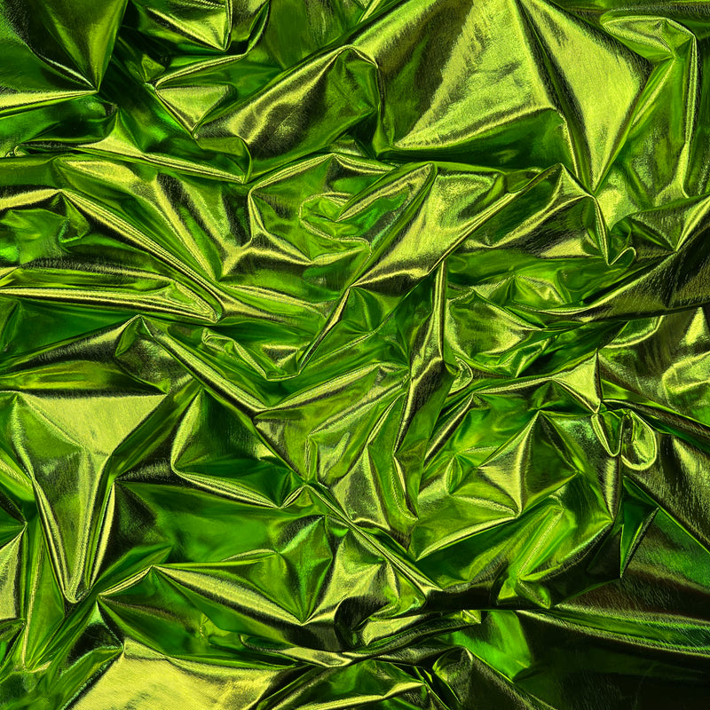 Metallic Shiny Foil Lycra Stretch Jersey Dress Fabric 60"
