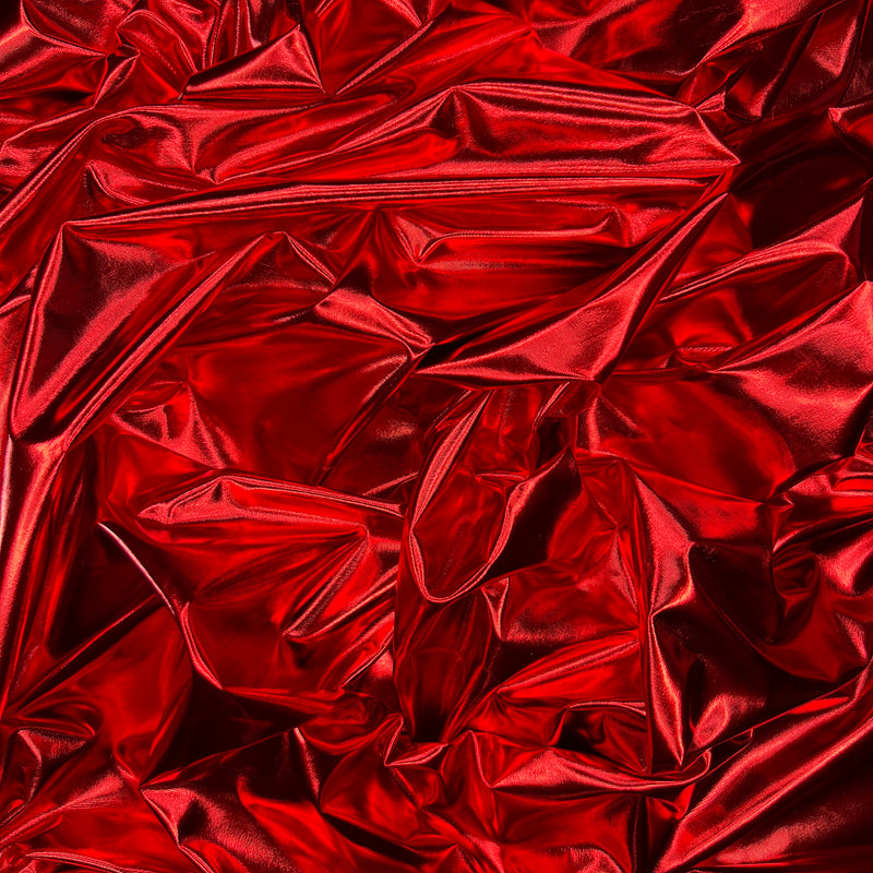 Metallic Shiny Foil Lycra Jersey Dress Fabric 60"