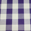 Tissu de courtepointe en polycoton Vichy 1"