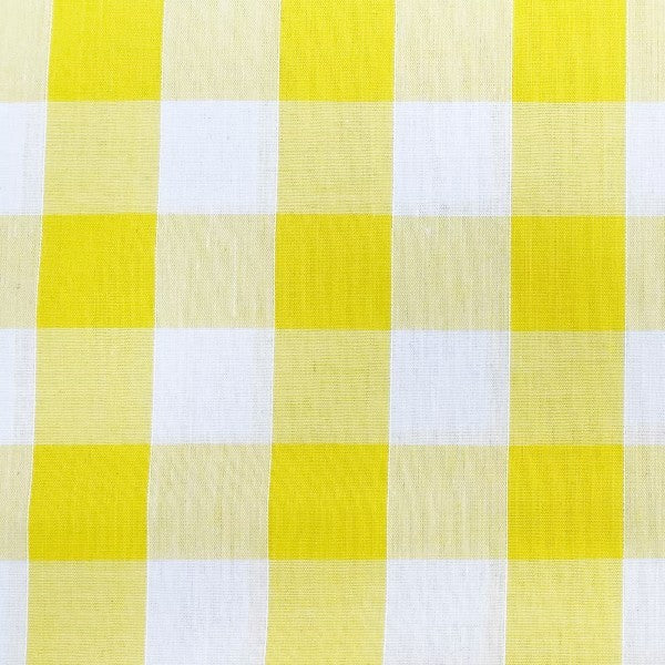 Gingham 1" Poly-Baumwoll-Steppstoff für Kleider