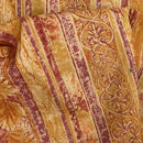 Autumn Excalibur Harlequin Printed Vintage Cotton Fabric 140cm, Orange