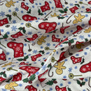 Bas de Noël Bonhomme en Pain d'Épices Tissu Polycoton 