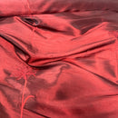 Floral Flower Taffeta Embroidery Fabric, Wine Shot Black