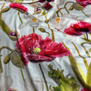 Prestige Floral Flower Satin Dress Fabric