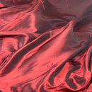 Floral Flower Taffeta Embroidery Fabric, Wine Shot Black