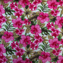 Summer Hawaii Tropical Cotton Poplin Fabric