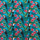 Summer Hawaii Tropical Cotton Poplin Fabric