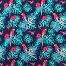 Summer Hawaii Tropical Cotton Poplin Fabric