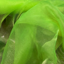 Halloween Organza Fabric Draping Decorations 150cm, Fluorescent Green