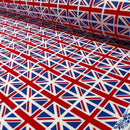 Small Union Jack Flags Cotton Poplin Rose & Hubble Fabric 45”
