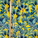 Palm Springs Digital Print Plush Velvet Curtain Fabric, Summer