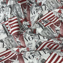 Vogue Magazine Popart Print Furnishing Fabric