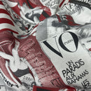 Vogue Magazine Popart Print Furnishing Fabric