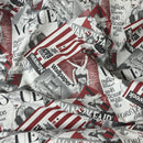 Vogue Magazine Popart Print Furnishing Fabric