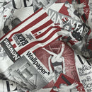 Vogue Magazine Popart Print Furnishing Fabric