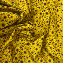 Yellow Sunflowers Craft 100% Cotton Fabric 140cm