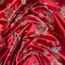 Seidenbrokatstoff mit chinesischem Drachenmuster