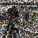 Beige Leopard Spots 100% Cotton Poplin Fabric Rose & Hubble 112cm