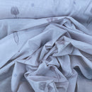 Floral Tulip Cotton Muslin Fabric