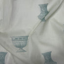 Roman Vase Pots Pottery Cotton Muslin Fabric 140cm
