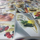 Oilcloth PVC Macrons Cakes Dessert Bar Printed Tablecloth 54"