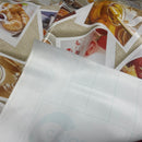 Oilcloth PVC Breakfast Food Snapshots Tablecloth Fabric