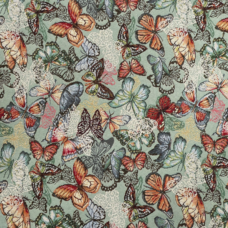Butterflies Printed Tapestry Upholstery Curtain Fabric 140cm