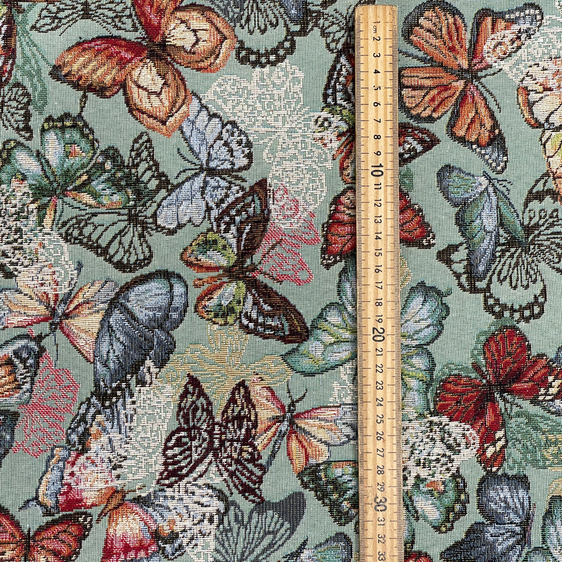 Butterflies Printed Tapestry Upholstery Curtain Fabric 140cm