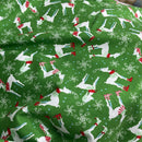 Rudolph Reindeer Cotton Xmas Craft Dress Fabric 54"