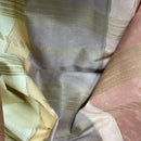 Gabachino Vintage Cotton Print Abstract Fabric 140cm, Gold/Brown