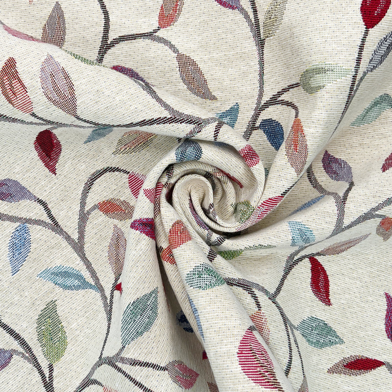 Beaufort Floral Leaves Tapestry Upholstery Curtain Fabric 140cm