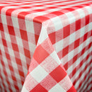 Gingham PVC Oilcloth Table Protector Cloth Fabric 140cm Wide