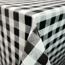 Gingham PVC Oilcloth Table Protector Cloth Fabric 140cm Wide
