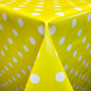 Polka Dot Spotty PVC Oilcloth Fabric