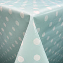 Polka Dot Spotty PVC Oilcloth Fabric