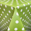 Polka Dot Spotty PVC Oilcloth Fabric