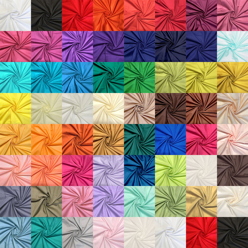 Plain Polycotton Fabric 45”
