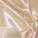 Tissu pour robe drapée en satin soyeux Prestige