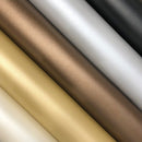 Fine Grain Vinyl Faux Leather Upholstery Fabric 140cm