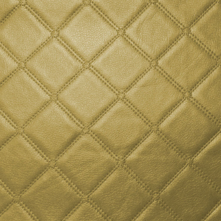 Trellis Quilted Vinyl Faux Leather Upholstery Fabric 140cm