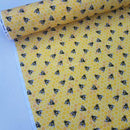 27m Wholesale Rose & Hubble Fabric Bee Poplin Cotton Honeycomb Dress 45" Yellow